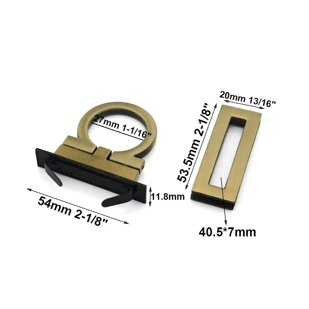 1 шт. металлическая застежка поворотный замок складной из цинкового сплава