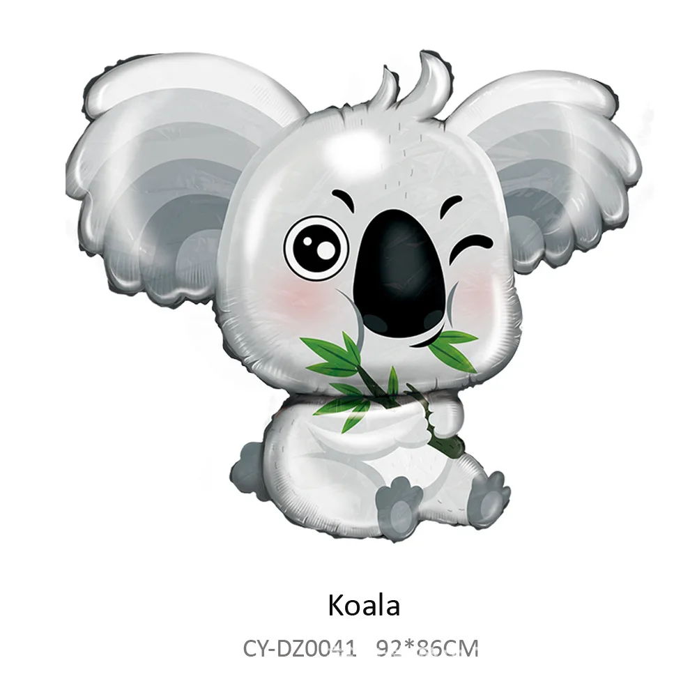 Воздушный шар из алюминиевой пленки Koala в форме мультяшного героя украшение для