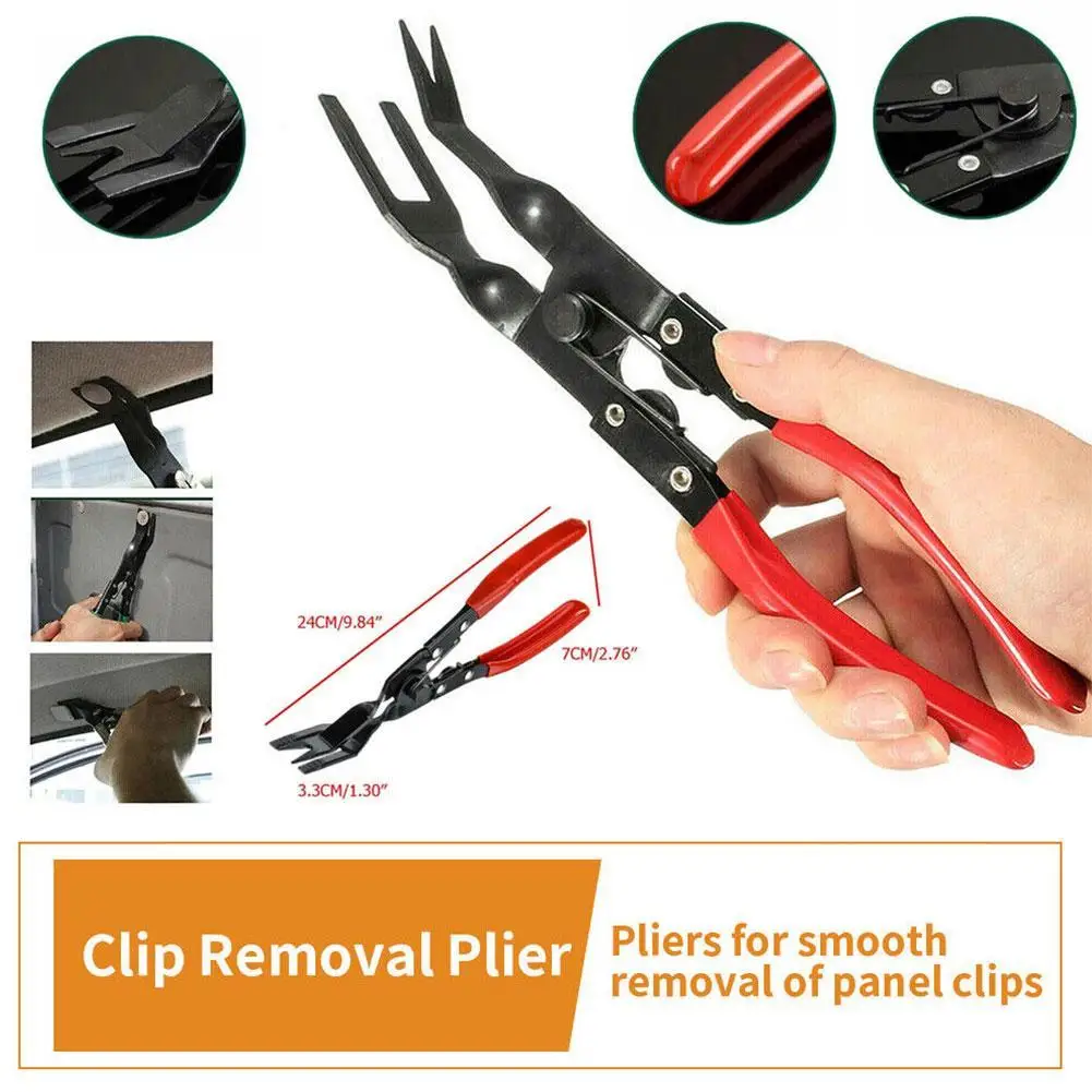 

Auto Trim Clip Removal Plier Door Panel Fascia Dash Upholstery Remover Disassembly Plier Car Headlight Installation Tool