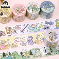 mr paper 6 style cute bronzing and paper tape creative art kawaii decoration diy scrapbook stickers stationery masking tape