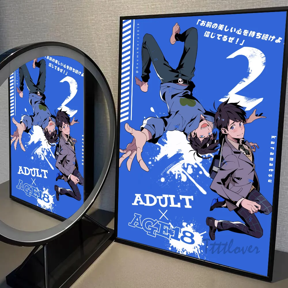 Osomatsu Kun Poster Wall Art Home Decor Room Digital Painting Living Restaurant Kitchen