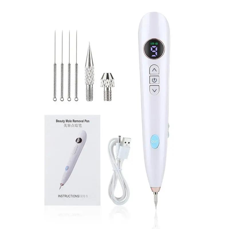 

9 Level LCD Face Skin Dark Spot Remover Mole Tattoo Removal Laser Plasma Pen Machine Facial Freckle Tag Wart Removal Beauty Care