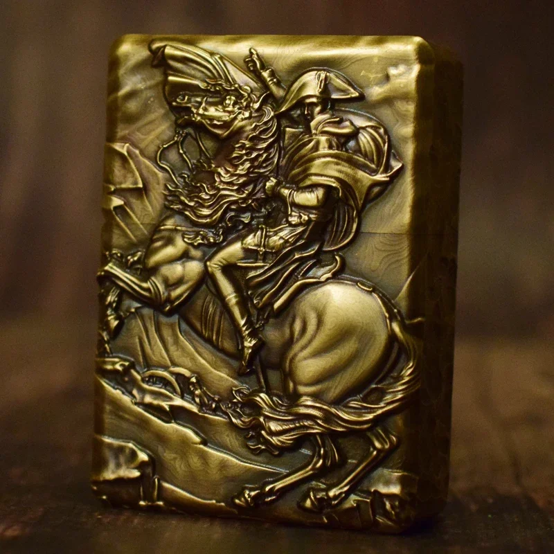 

EDC 912S латунная квадратная коробка, большая петля, толстый корпус, ветрозащитный подарок, походная ручка, портативные инструменты для кемпинга на открытом воздухе