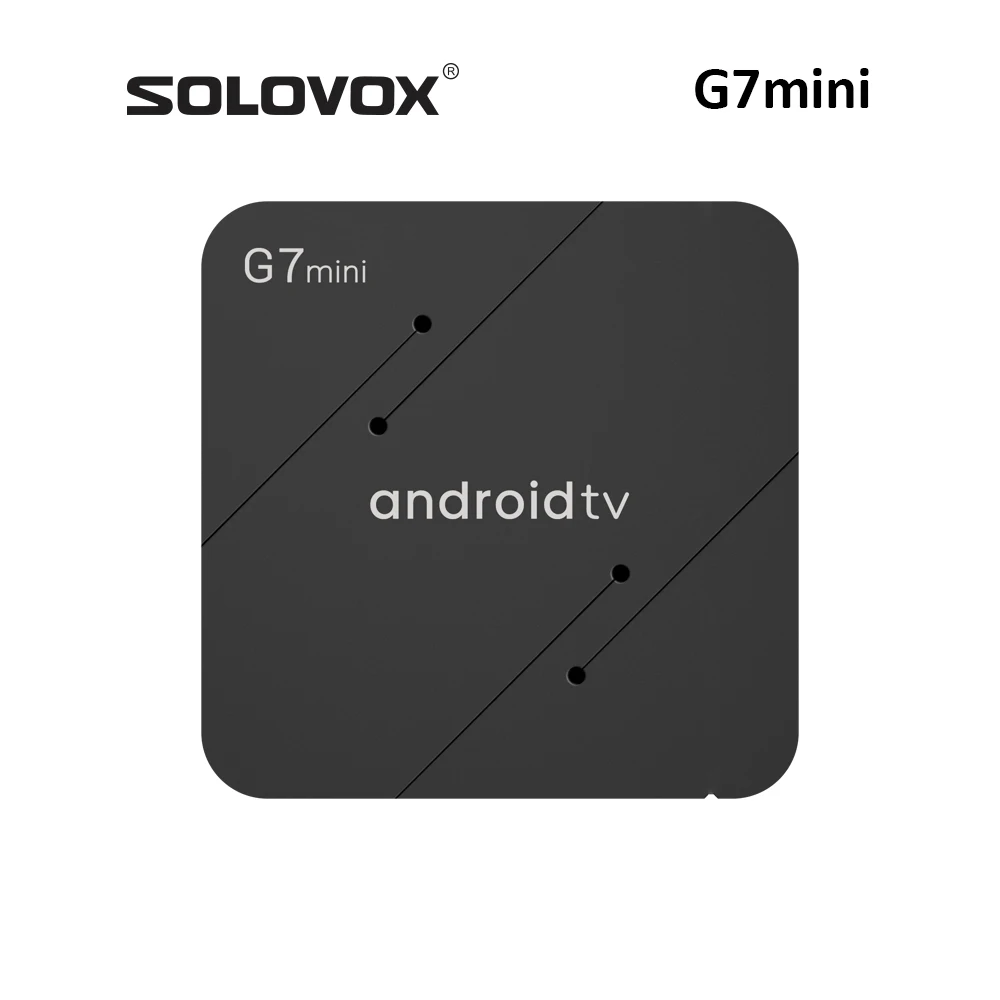 SOLOVOX G7mini Android 11 STB S905W2 четырехъядерный процессор 2G 16 ГБ Wi-Fi Bluetooth помощник голосовое