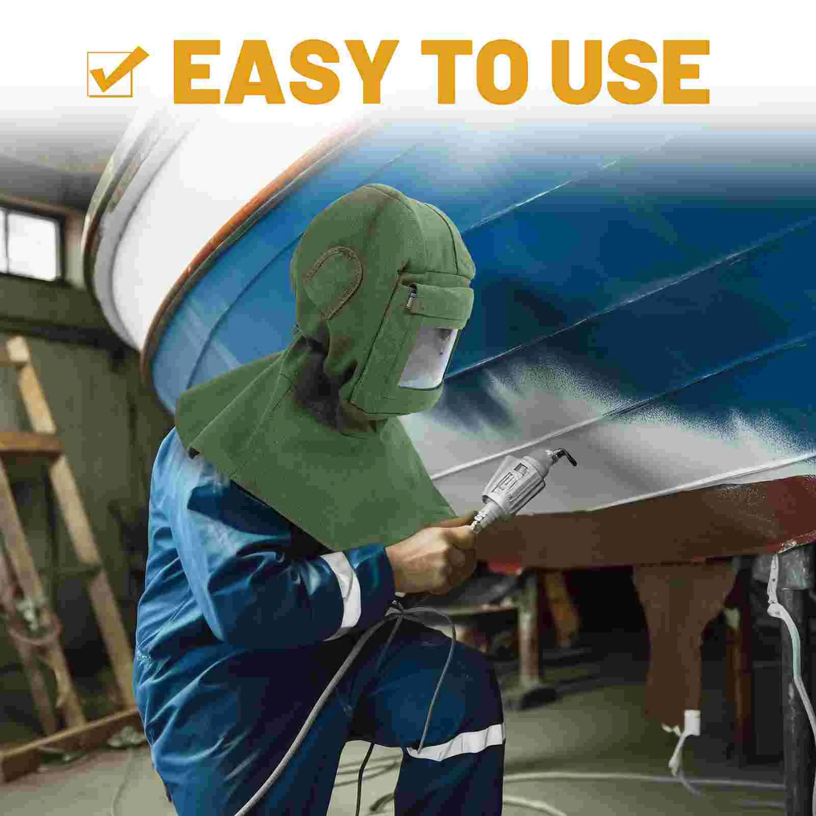 Пескоструйная шаль с аэрозольной краской для пескоструйной обработки маски