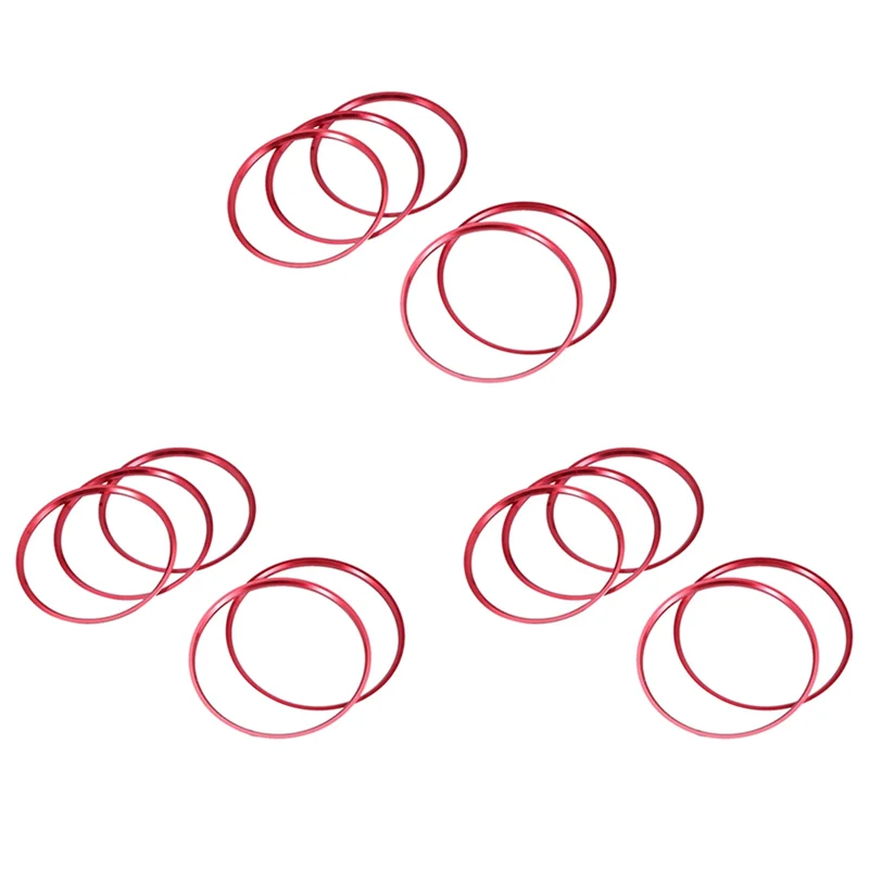 

15 шт., декоративное кольцо на вентиляционное отверстие автомобиля Mercedes Benz AMG A B Class CLA GLA