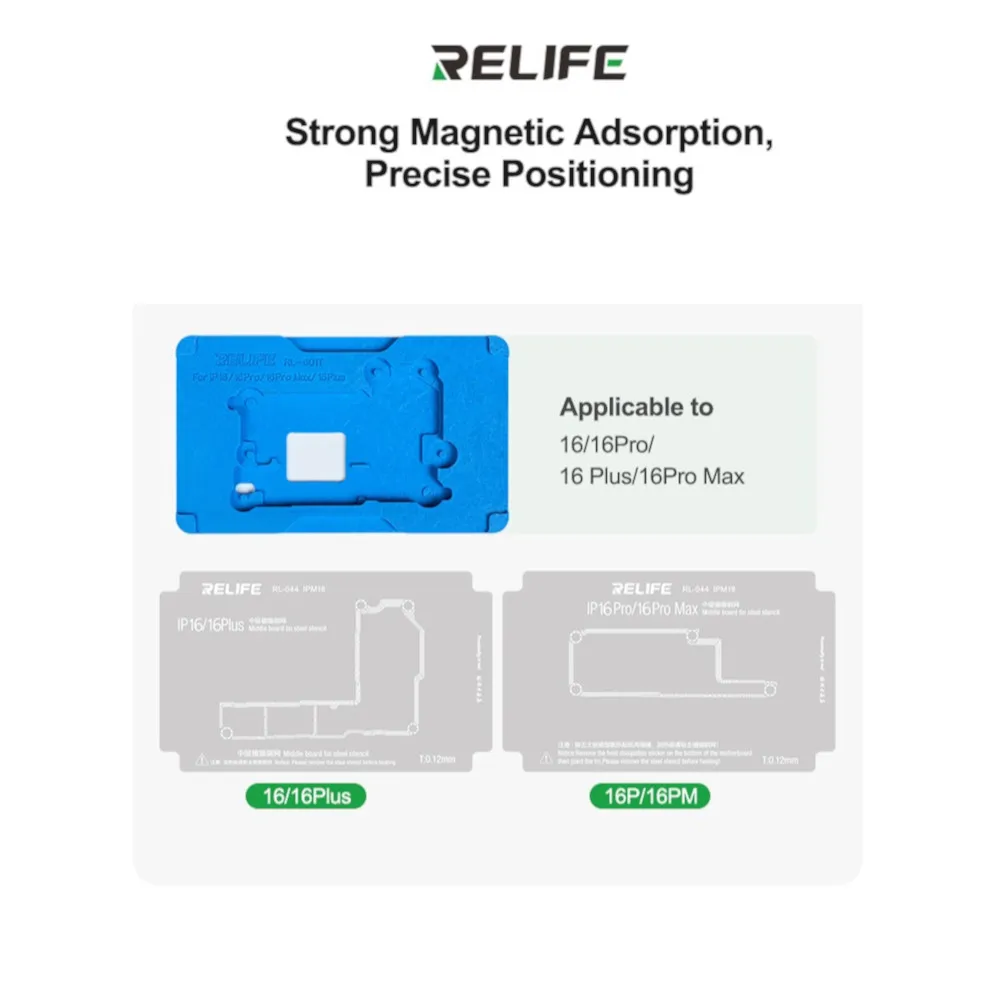 

Набор платформ для реболлинга Relife RL-601T для iPhone X-17 Pro Max