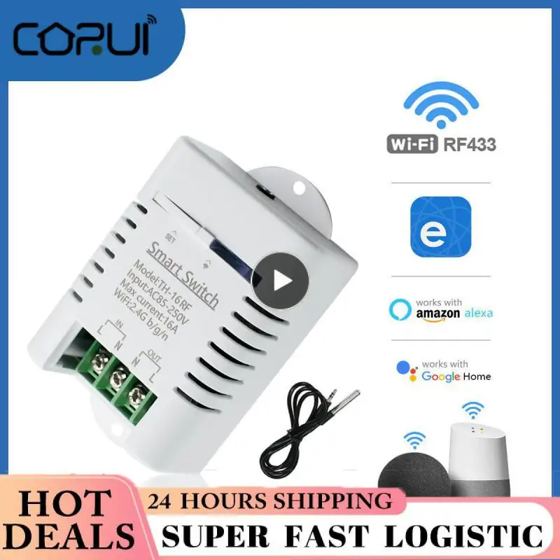 

Foldable Zigbee Socket 16a 433mhz Smart Plug Zigbee Thermostat Smart House Tuya Wifi Switch Apple Homekit Accessories Smarthome