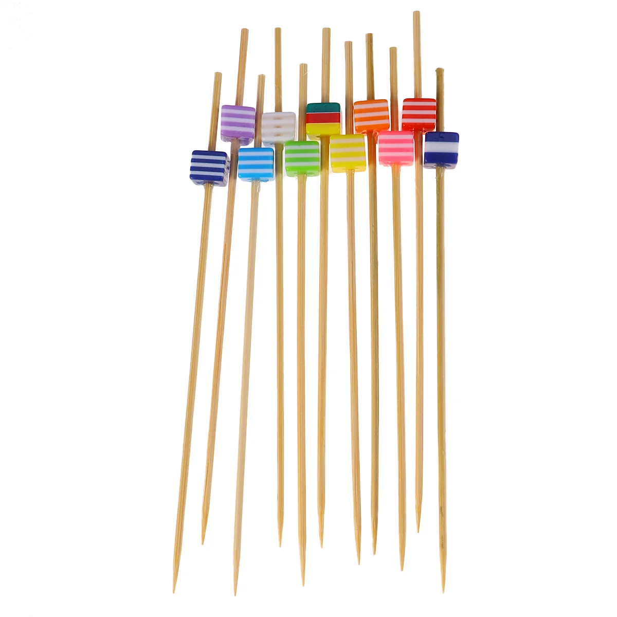 

100 шт., одноразовые бамбуковые медиаторы для коктейлей