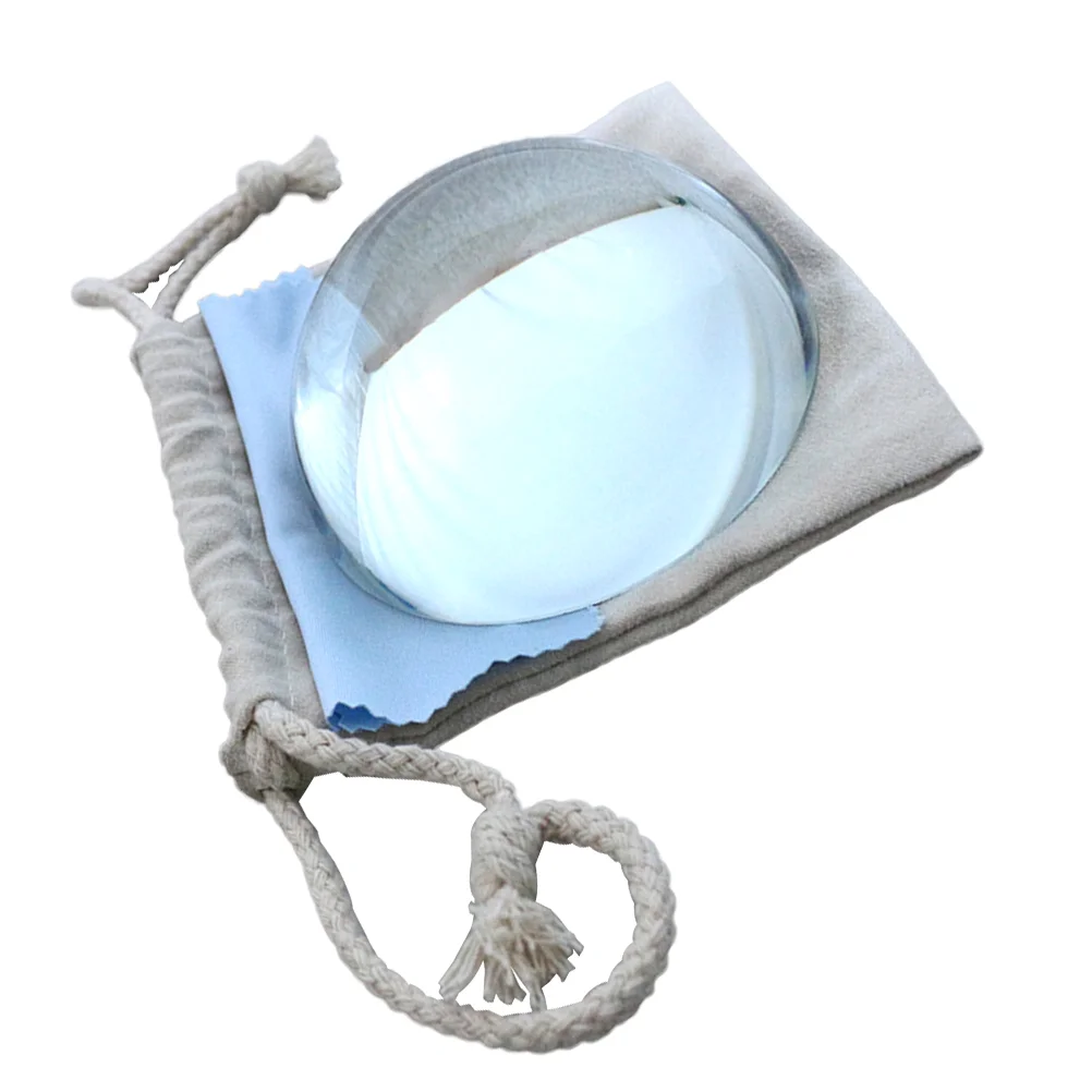 

Полусферическая лупа, купольная пресс-папье, увеличительное стекло для чтения, Оптическая лупа (97 мм)
