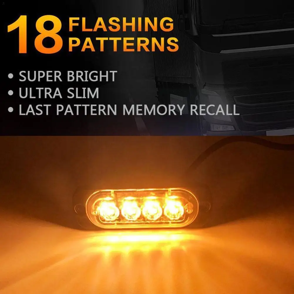 

2 шт., автомобильные внедорожники, 12 В, лм, 4 светодиода