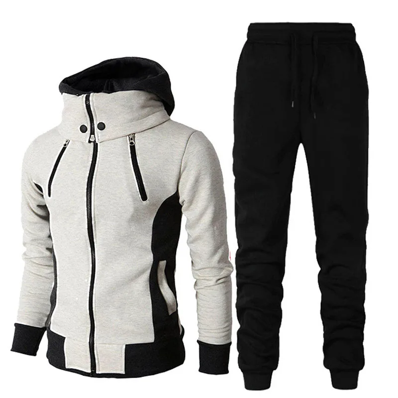 2023 Tracksuits Sports Suit Men's Hoodie Fashion Casual Sports Zipper Jacket Jacket Trousers Suitpant Sets Men New in Men's Sets