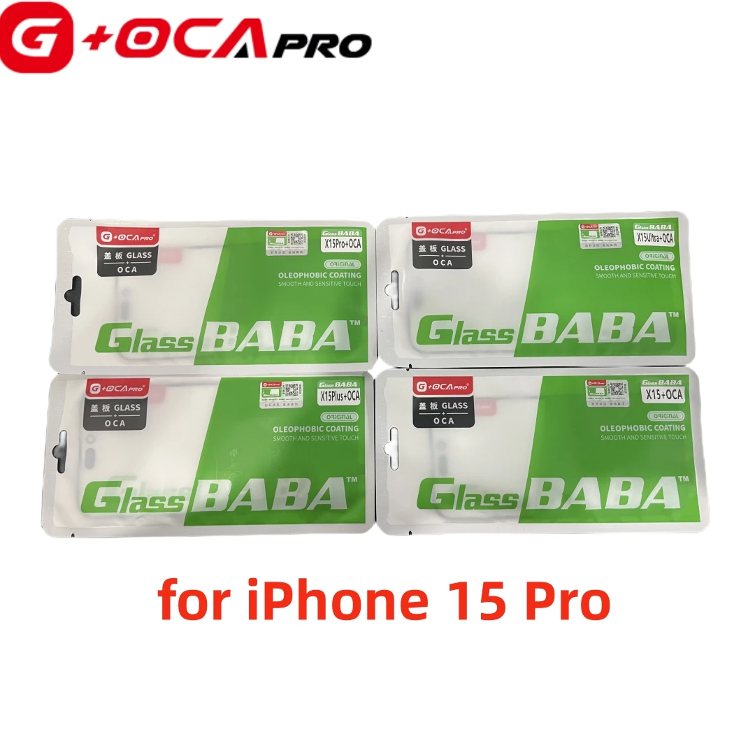Фото 5 шт. BABA G+OCA Glass+ OCA 2in1 3 для iPhone 12 13 11 14 15 plus pro max 16 PROMAX mini X XS XR MAX Стеклянная сенсорная линза ЖК-дисплея №5