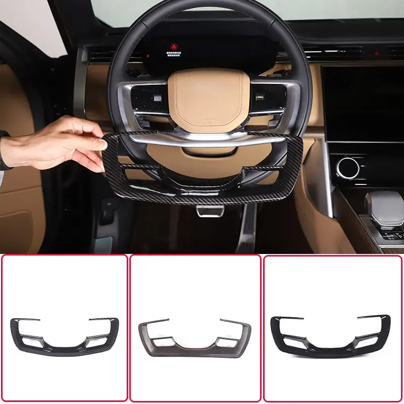 Для Land Rover Range Vogue L460 2023 ABS углеродное волокно Стайлинг автомобиля рулевое колесо