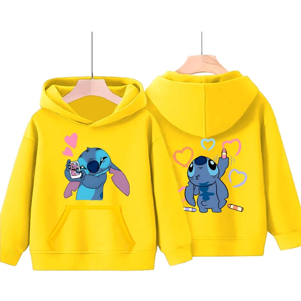 Детский Модный пуловер с принтом Стич