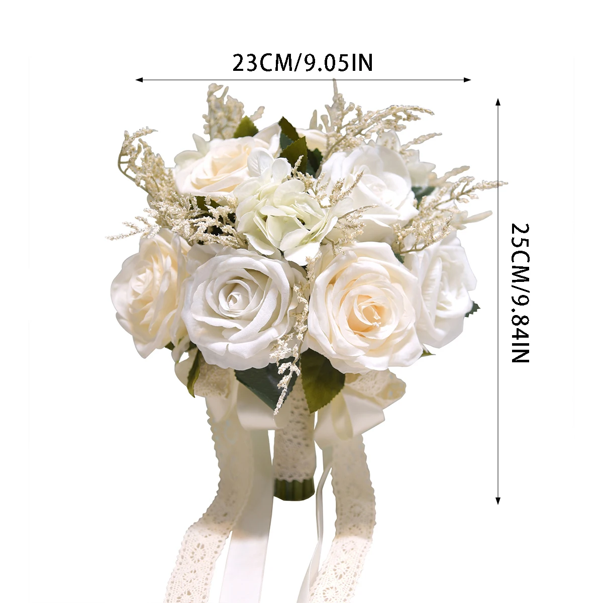Искусственный свадебный цветок букет роза ручной работы Casamento для свадебного