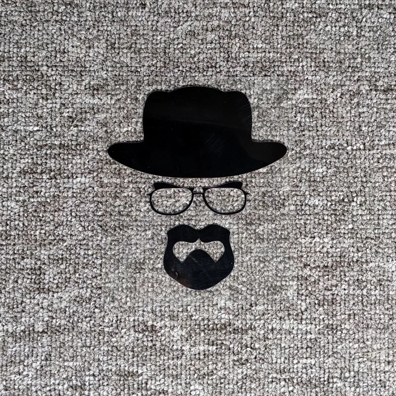 Фото Автомобильные наклейки Breaking Bad Walter White Heisenberg, забавные светоотражающие наклейки для крышки топливного бака, козы, мотоциклов, автостайлинг №5