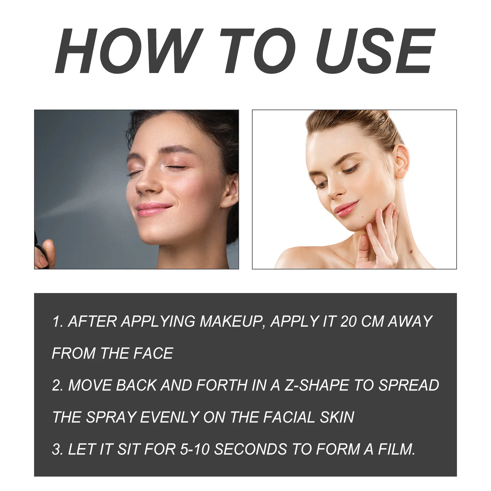 Спрей EELHOE для макияжа водостойкий Стойкий матовый крем жирной кожи против