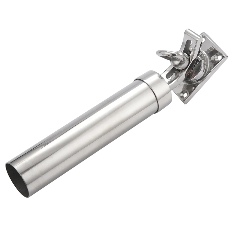 

New Hot 316 Stainless Steel Boat Steel Deck Adjustable Fishing Rod Bracket Yacht Boat Fishing Rod Bracket
