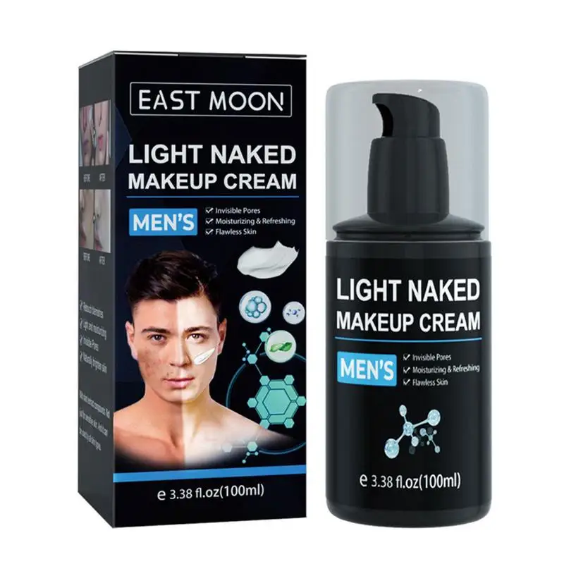 

BB крем для мужчин Осветляющий праймер для лица 3,5 унции тонированный увлажняющий крем для лица темные круги и пятна уход за кожей для мужчин