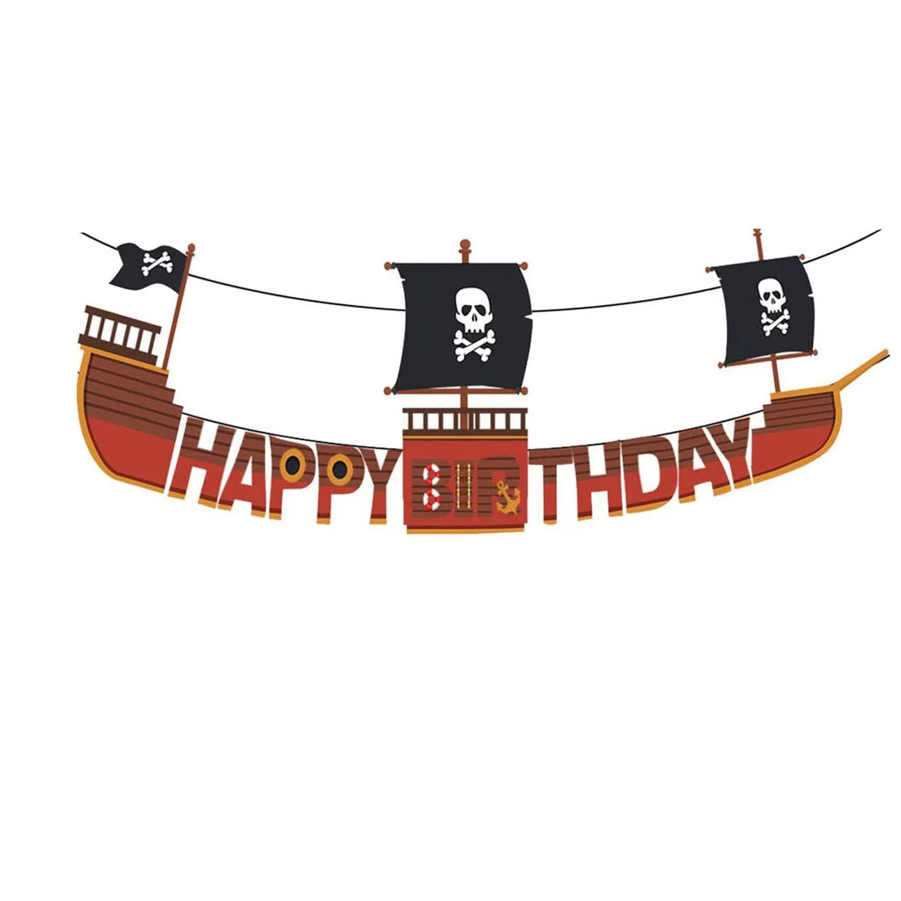 

Пиратская праздничная посуда BOUSSAC