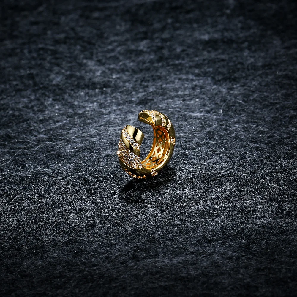 

APM STYLE High Quality 925 Sterling Silver Single Colorful Tribal Ear Bone Clip Without Ear Holes Exquisite Earrings