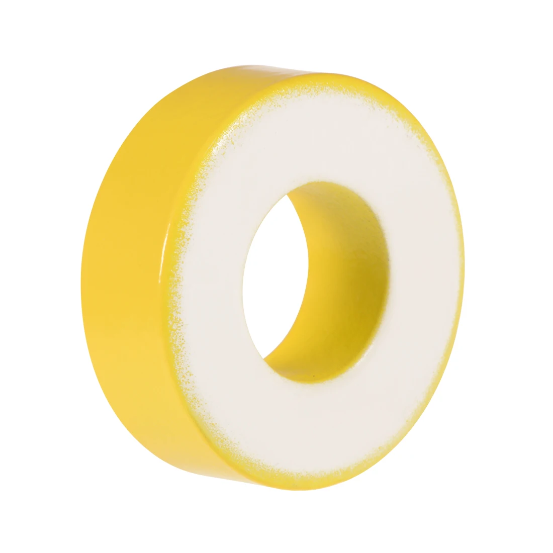 

1pcs 16x33.6x11.3mm Ferrite Ring Iron Powder Toroid Cores Yellow White Inductor Ferrite Rings for Power Transformers Inductors