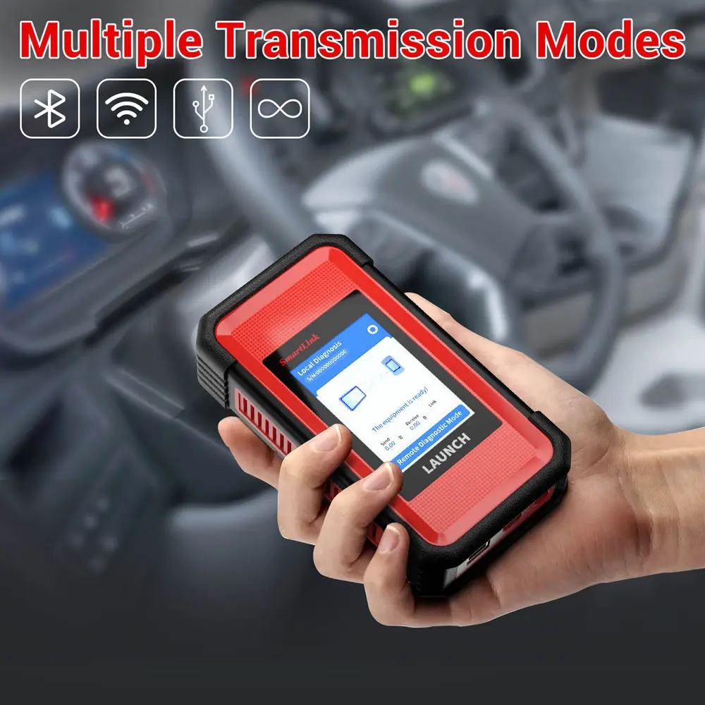 Версия SmartLink C V2.0 Diagzone с кабелем Основный блок для luanch X-431 HD3 Heavy Duty CAN FD DOIP pk thinkdiag2 golo