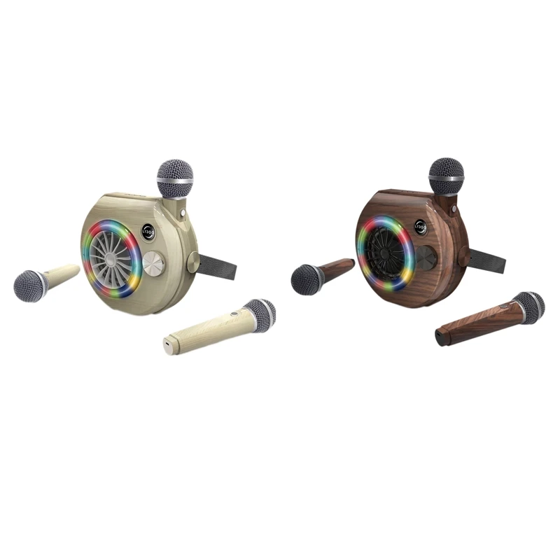 

JABS Portable Wireless Bluetooth Microphone With Two Wireless Mic Portable Audio System With FM/SD For Karaoke