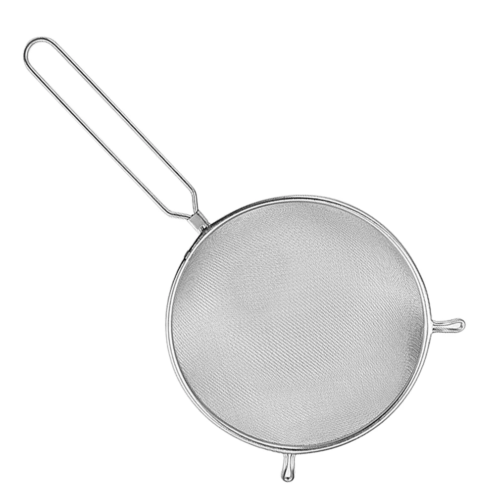 

Strainer Sieve Mesh Fine Spoon Kitchen Flour Skimmer Colander Stainless Steel Baking Sifter Serving Soy Strainers Cooking Metal