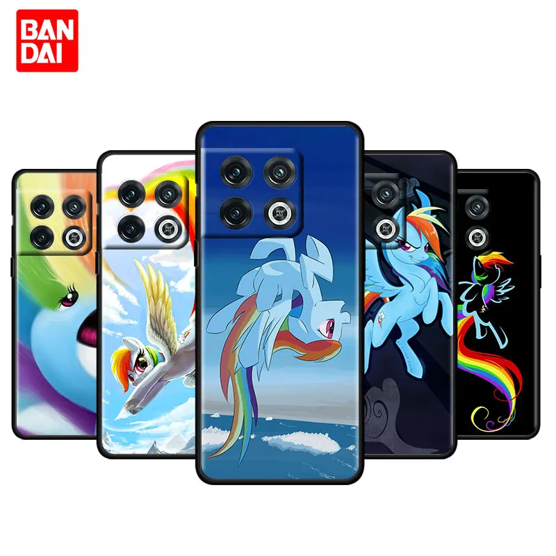 

Cover Case for OnePlus 9 9R 9RT 8 8T 10 Nord CE N200 2 N100 N10 Pro RT 5G Soft Cell Casing Cartoon Little Pony Rainbow Dash