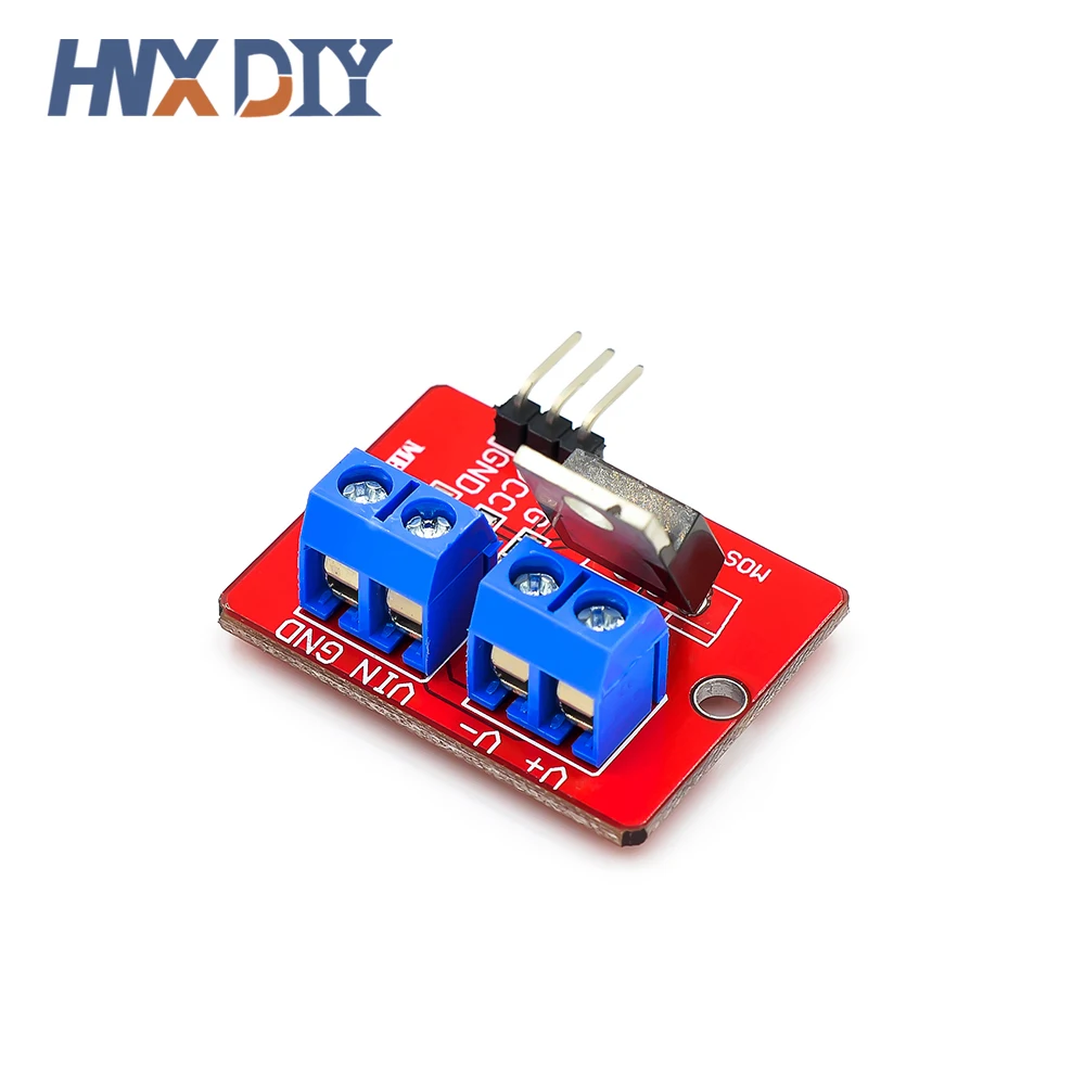 5 шт. IRF 520 0-24 В верхняя кнопка Mosfet IRF520 драйвер MOS диммер для Arduino MCU ARM Raspberry pi - купить