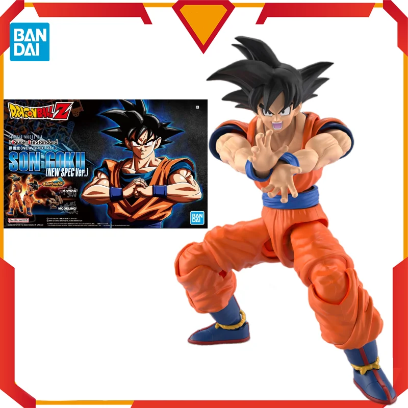 

In Stock Bandai Original Figure Rise FRS Dragon Ball Son Goku NEW Spec Ver Joint Movable Figure Assembled Model Collectible Toy