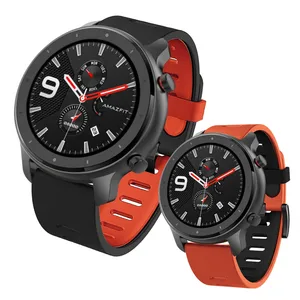 Ремешок силиконовый для Xiaomi Amazfit GTR 47 ммGTR 2Stratos 2, браслет для смарт-часов Huawei Watch GT2 Pro, 22 мм