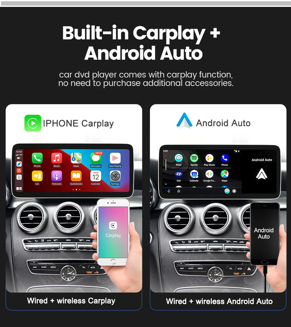 Android 11 Qualcomm 8G+256G 12.5 inch for Mercedes-Benz A-Class W176 /GLA x156/CLA C117 2013 - 2018 Car Multimedia Carplay Auto |