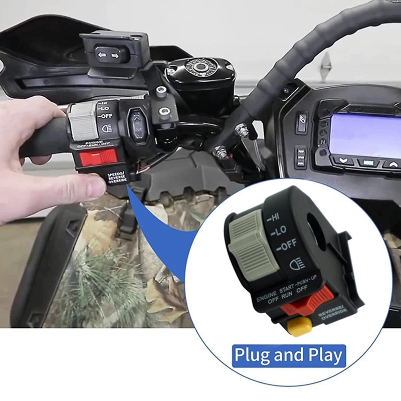 Детали переключателя левого руля для Polaris Magnum Diesel Scrambler Sportsman Trail Boss Xpedition Xplorer 325 335