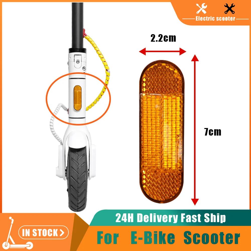 

1/2PCS Reflector Plastic Reflector Motorcycle Car Fork ATV Dirt Bike Truck Sticker Reflector Safety Warning Universal Reflective