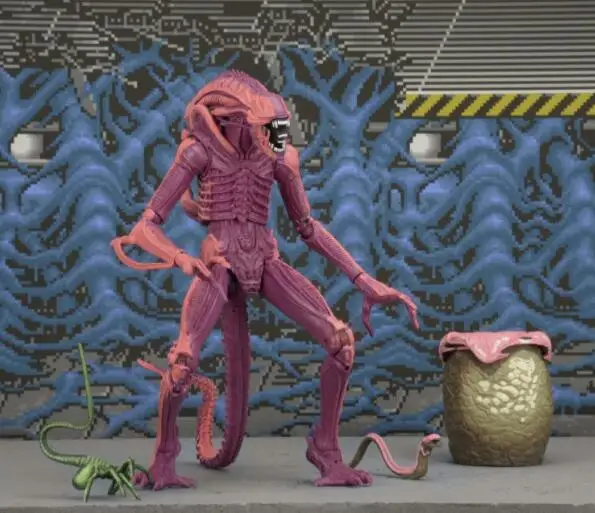 

NECA Movie Pink Aliens with Egg PVC Action Figure Collectible Model Toy