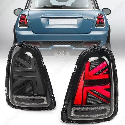 Пара светодиодных задних фонарей для BMW Mini Cooper S JCW One R56 R57 R58 R59 2007-2010 2011-2013, задний фонарь заднего вида, задний фонарь