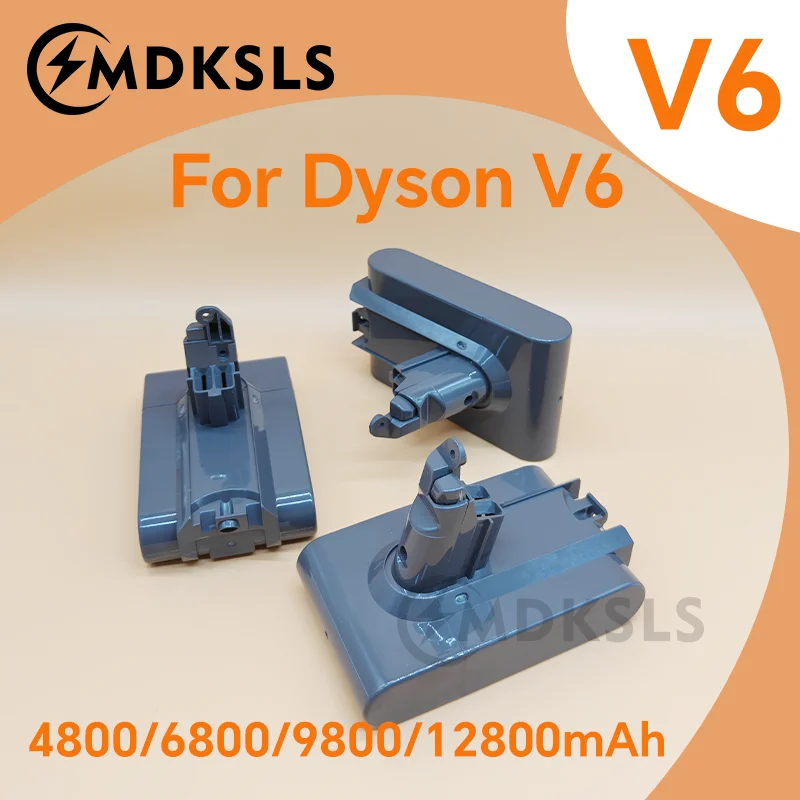 Фото Аккумулятор 21.6V 12800mAh для Dyson V6, замена для моделей DC62, DC59, DC58, SV03, SV04, SV09, V6 Animal, Motorhead, V6 Slim, Absolute Vacuum №1
