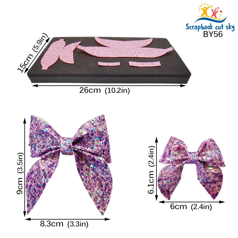 

Аксессуары для волос с бантом DIY BY56 Muyu деревянная форма для скрапбукинга пресс-формы подходит для общего рынка машин