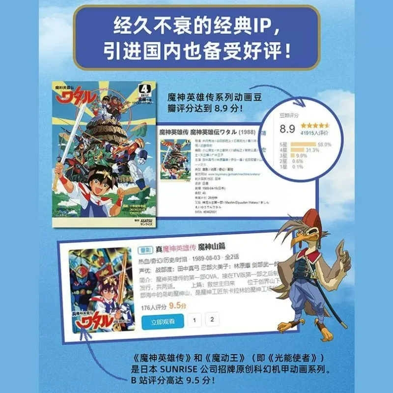 Фото Mashin Eiyuden Wataru и Madō King Granzort Официальный архив Альбом Книга Китайская версия Специальный подарок на 35-летие №4