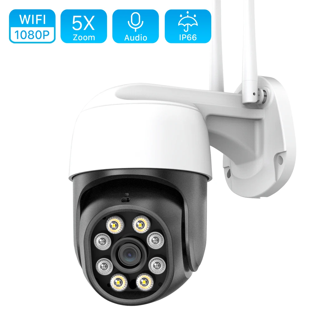 

1080P 5X Zoom PTZ Wifi Camera Outdoor 5MP 3MP Two Way Audio IP Camera 2MP 30M IR Color Night Vision Speed Dome CCTV Camera ICSEE