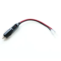 16awg 16cm 12v car cigarette lighter male pulg to terminal cable dc car charger auto power supply rb wire