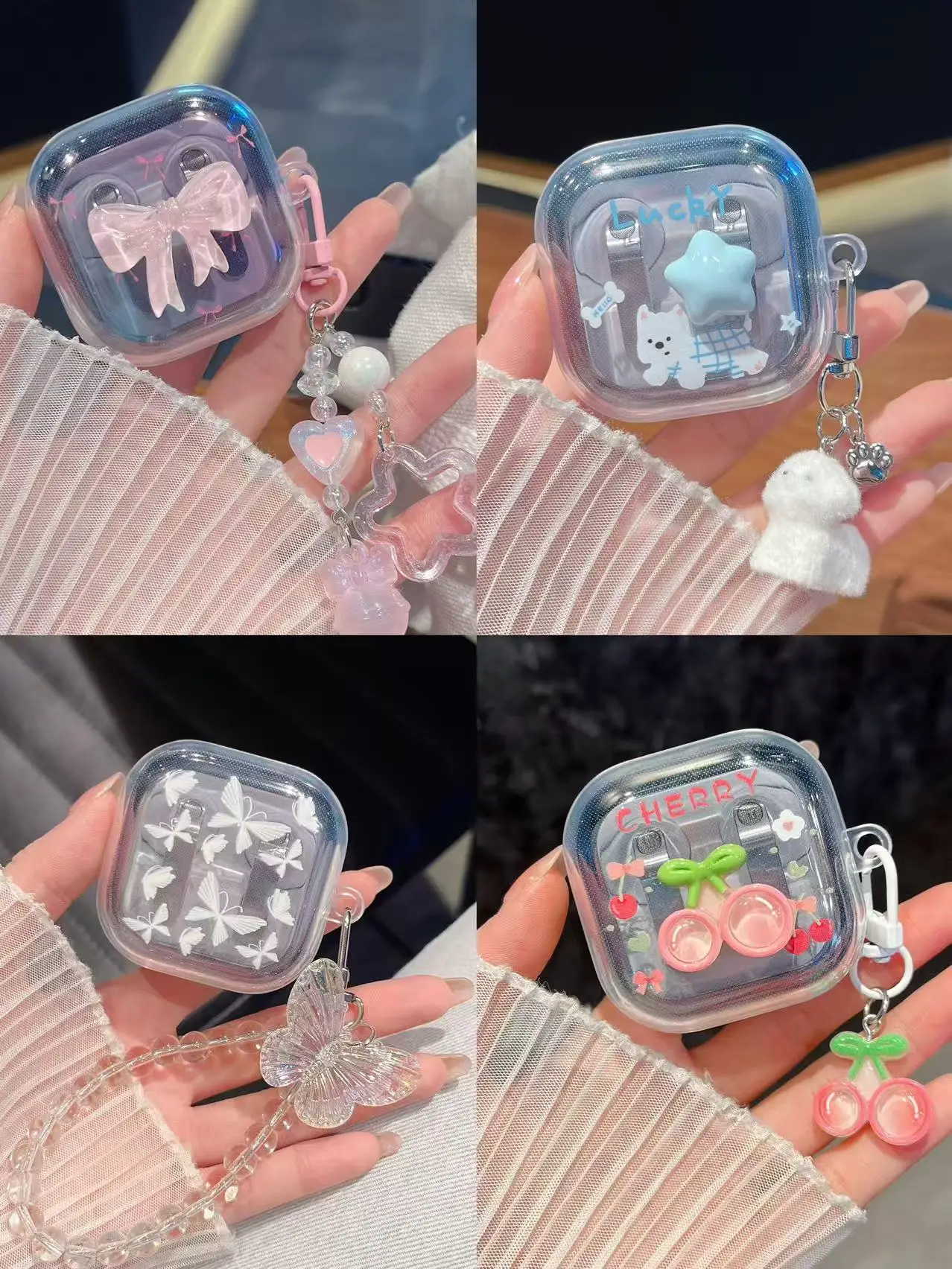 Фото Новый защитный чехол для наушников Samsung Galaxy Buds4 Pro/Buds 4, милый чехол для Redmi Buds 8 Pro, чехол для Oppo Enco Air5 Pro №4