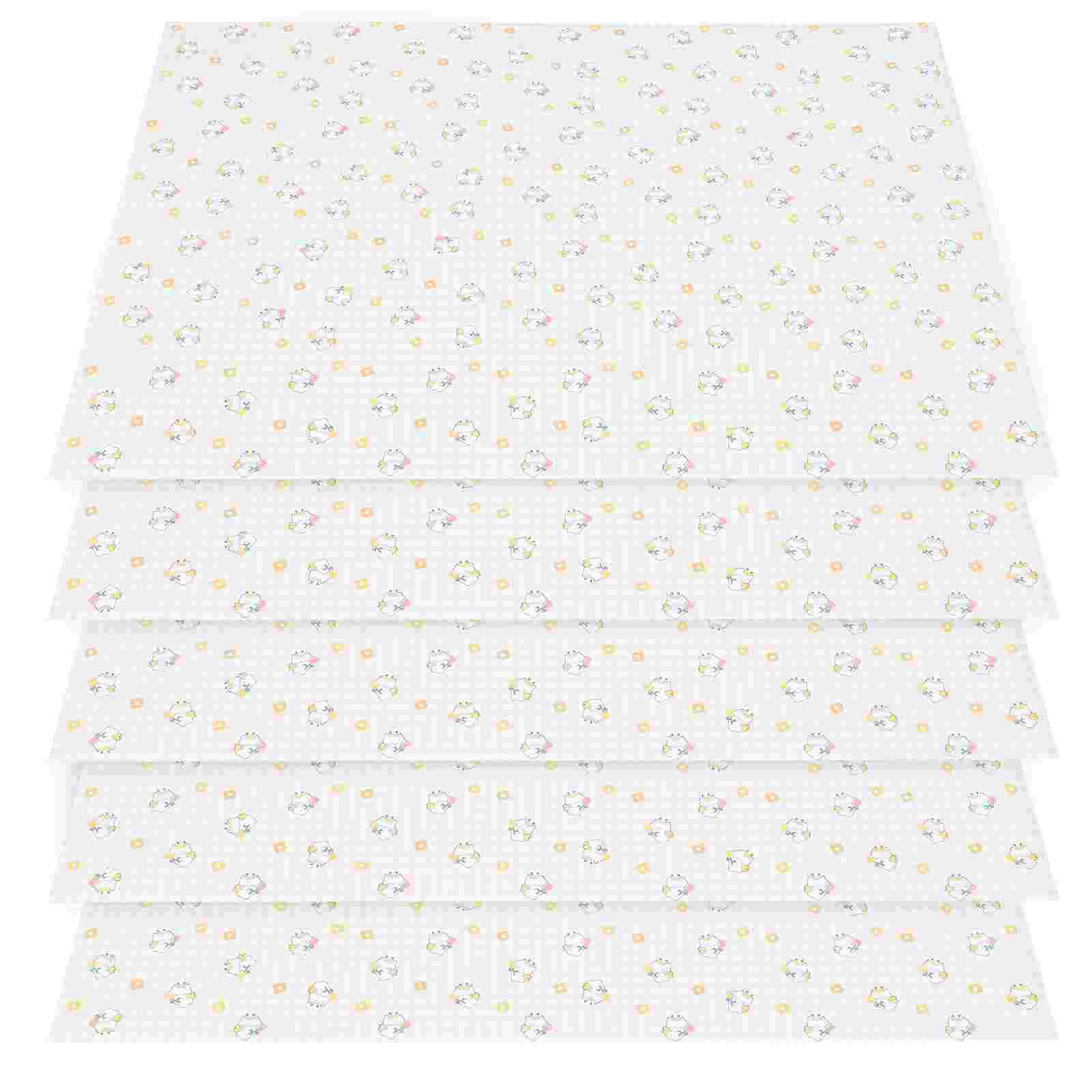 

5 Sheets Cartoon Party Favor Wrapping Papers Bouquet Wrapping Papers Craft Wrapping Papers