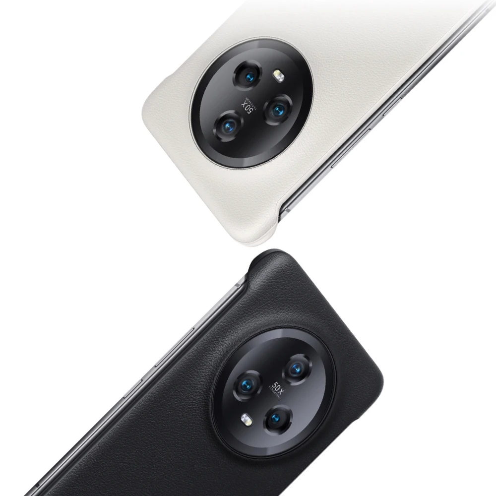 Оригинальный чехол для Huawei Honor Magic 5 Pro из искусственной кожи с перекрестной