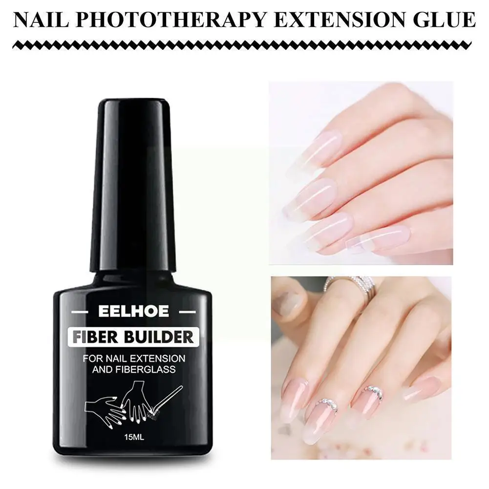 

15 г клей для ногтей для искусственного наращивания ногтей и стекловолоконного дизайна ногтей гель для ухода за ногтями F0H0