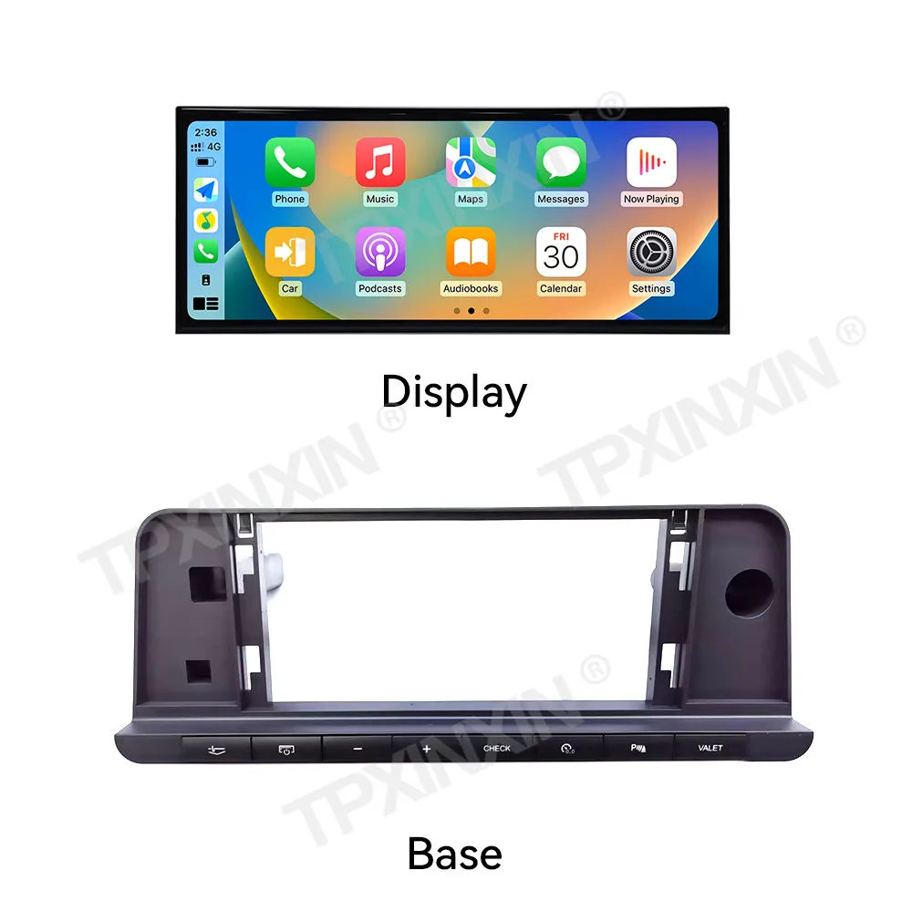 Фото Qualcomm 15,8-дюймовый Android 14.0 для Audi Q7 2005-2009 QLED сенсорный экран автомобильный радиоприемник CarPlay GPS Navi мультимедийный плеер головное устройство №4