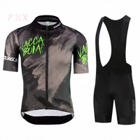 q36 5 y r2 summer cycling set short sleeve jersey bike uniform sports bicycle clothing mtb clothes wear maillot ropa ciclismo